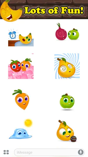 BANANAS: Animated Funny Cute Fruit Stickers截图2