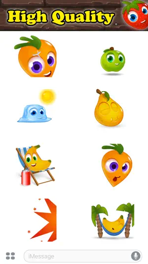 BANANAS: Animated Funny Cute Fruit Stickers截图3