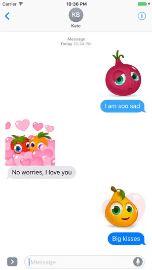 BANANAS: Animated Funny Cute Fruit Stickers截图5