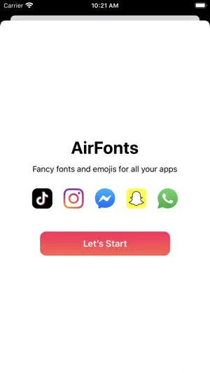 AirFonts：花式字体键盘截图1