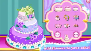 玫瑰婚礼蛋糕游戏截图3