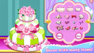 玫瑰婚礼蛋糕游戏截图1