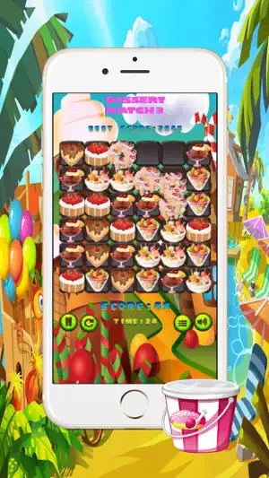 Dessert Match3 Games - 好玩 的手机游戏 好玩的iphone手机游戏截图2