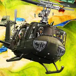 陆军突击队直升机战争射击3D