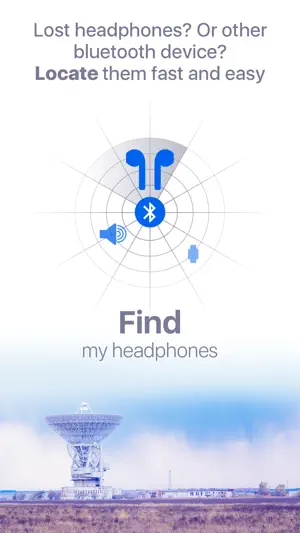 找 Bluetooth 头戴耳机 - 跟踪器截图1
