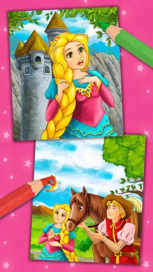 经典童话故事儿童画画游戏截图2