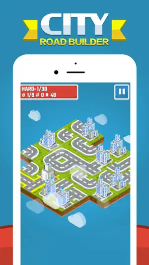 城市道路重建 - 拼图连接益智游戏截图2