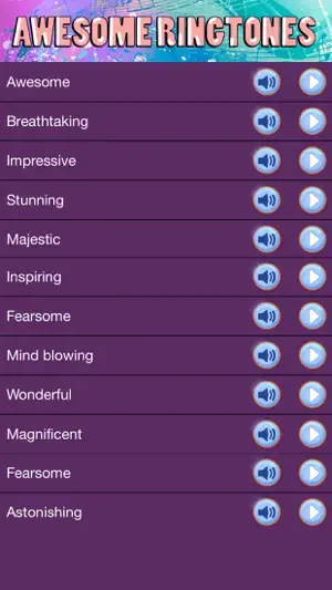 真棒 铃声 – 最好 免费 旋律 和 声音 特效 对于 iPhone截图3